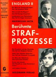 Berühmte Strafprozesse: England II