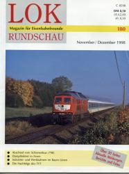 Lok Rundschau. Magazin für Eisenbahnfreunde Heft Nr. 180: November/Dezember 1998