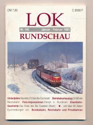 Lok Rundschau. Magazin für Eisenbahnfreunde Heft Nr. 145: Januar/Februar 1993