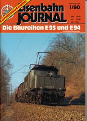 Eisenbahn Journal Sonderausgabe Heft I/90: Die Baureihen E 93 und E 94