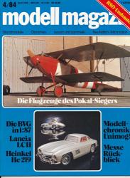 modell magazin. Standmodelle - Dioramen - bauen und sammeln - Neuheiten-Informationen. hier: Heft 4/1984