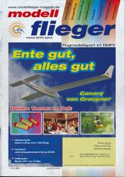 modellflieger. Flugnodellsport im DMFV. hier: Heft Juni/Juli 2008