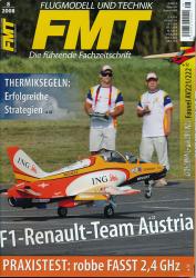 FMT Flugmodell und Technik. Die führende Fachzeitschrift. hier: Heft 8/2008