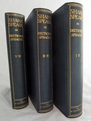 Shakespeare in deutscher Sprache. 6 Bde. (in 3) = kompl. Edition