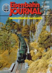 Eisenbahn Journal Modellbahn-Ausgabe Heft 7/1989 (August 1989)