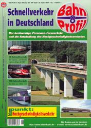 BahnProfil Heft 8 /  Sept.-Okt. 1998: Schnellverkehr in Deutschland