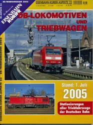 Eisenbahn-Kurier Aspekte Heft 23: DB-Lokomotiven und Triebwagen. Stand: 1. Juli 2005. Stationierung aller Triebfahrzeuge der Deutschen Bahn