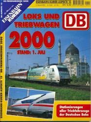 Eisenbahn-Kurier Aspekte Heft 15: DB Loks und Trierbwagen 2000. Stationierung aller Triebfahrzeuge der Deutschen Bahn. Stand 1. Juli 2000