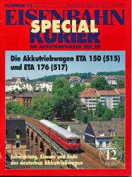 Eisenbahn Kurier Special Heft 12: Der Akkutriebwagen ETA 150 (515) und ETA 176 (517)