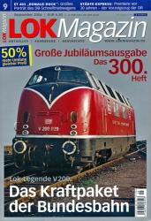 Lok Magazin Heft 9/2006 (September 2006): Das Kraftpaket der Bundesbahn. Lok-Legende V 200