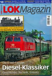 Lok Magazin Heft 10/2013: Diesel-Klassiker. Die V 160-Familie. Geschichte, Technik, Einsatz