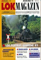 Lok Magazin Heft 1/98 (Nr. 208): Lok-Porträt: Baureihe 82 u.a.