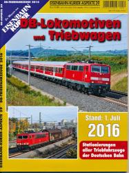 Eisenbahn Kurier Aspekte Heft 39: DB-Lokomotiven und Triebwagen. Stand: 1. Juli 2016