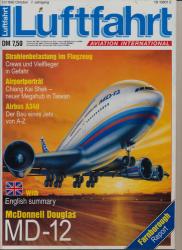 Luftfahrt. Aviation International. hier: Heft 10/1992: McDonnell Douglas MD-12