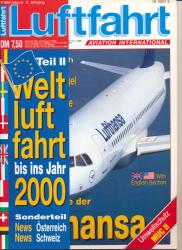 Luftfahrt. Aviation International. hier: Heft 2/1993: Die Geschichte der Lufthansa Teil 2