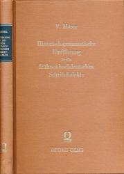 Historisch-grammatische Einführung in die frühneuhochdeutschen Schriftdialekte