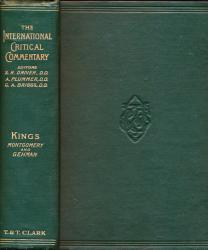 A Critical and Exegetical Commentary on The Book of Kings