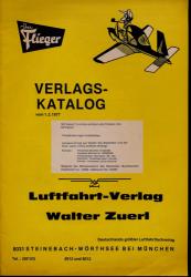 Verlagskatalog Luftfahrt-Verlag Walter Zuerl 1977