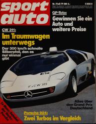 sport auto. hier: Heft 7/1979