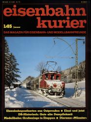 Eisenbahn-Kurier Heft Nr. 1/85 (Januar 1985)