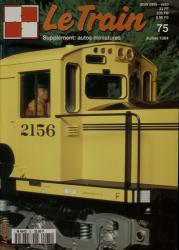 Le Train (supplément: autos miniatures) no. 75 (Juillet 1994)