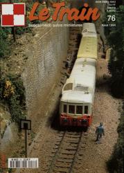 Le Train (supplément: autos miniatures) no. 76 (Août 1994)