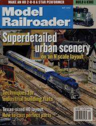 Model Railroader Magazine, May 2002: Superdetailed urban scenery on an N scale layout