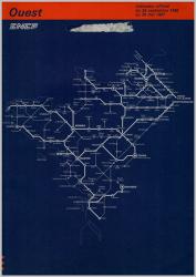 SNCF Ouest. Indicateur officiel du 28 septembre 1986 au 30 mai 1987