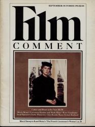 Film Comment September-October 1981: Cukor and Bisset at the New MGM. Movie Music. Lawrence Kasdan and 'Body Heat'. Rare Fassbinder. Scott Spencer's Guilty Pleasures. Ann Beattie Meets Robert Redford