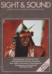 Sight & Sound. International Film Quaterly, Autumn 1985: Max Hastings on 'The March of Time'. Leslie Woodhead's Ethiopian Adventure. After '1984' / In the Archive / Devouring Oz TV. Kockenlocker on film scoff and Mass Observation