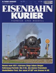 Eisenbahn-Kurier. Modell und Vorbild. hier: Heft Nr. 575 (8/2020 August)
