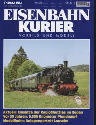 Eisenbahn-Kurier. Modell und Vorbild. hier: Heft Nr. 610 (7/2023 Juli)