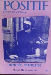 POSITIF. Revue de Cinéma no. 56 (Novembre 1963): Rentrée Francaise