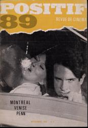 POSITIF. Revue de Cinéma no. 89 (Novembre 1967): Motreal / Venise / Penn