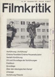 Filmkritik Nr. 191 (November 1972)