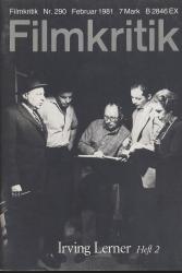 Filmkritik Nr. 290 (Februar 1981): Irving Lerner Heft 2