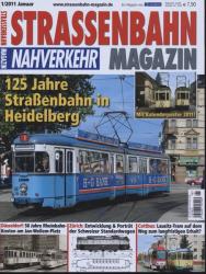 Strassenbahn Magazin Heft Nr. 1/2011 Januar: 125 Jahre Straßenbahn in Heidelberg