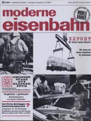 moderne eisenbahn. hier: Heft 11/1964 (2. Jahrgang)