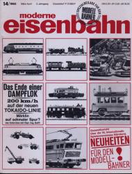 moderne eisenbahn. hier: Heft 14/1965 (2. Jahrgang)