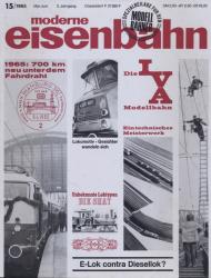 moderne eisenbahn. hier: Heft 15/1965 (2. Jahrgang)