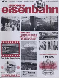 moderne eisenbahn. hier: Heft 16/1965 (2. Jahrgang)
