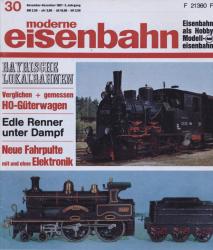 moderne eisenbahn. hier: Heft 30/1967 (3. Jahrgang):Bayerische Lokalbahnen. H0-Güterwagen. Edle Renner unter Dampf. Neue Fahrpulte mit und ohne Elektronik