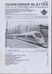 Hamburger Blätter für alle Freunde der Eisenbahn, 47. Jahrgang 2000: 8 Hefte (=kompl. Jahrgang)