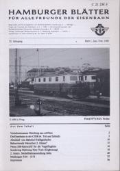 Hamburger Blätter für alle Freunde der Eisenbahn, 32. Jahrgang 1985: 8 Hefte (=kompl. Jahrgang)