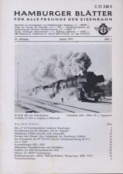 Hamburger Blätter für alle Freunde der Eisenbahn, 20. Jahrgang 1973: 8 Hefte (=kompl. Jahrgang)