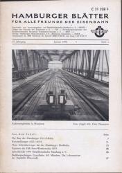 Hamburger Blätter für alle Freunde der Eisenbahn, 23. Jahrgang 1976: 7 Hefte (=kompl. Jahrgang)