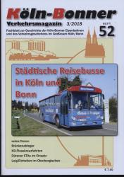 Köln-Bonner Verkehrsmagazin Heft 52 (3/2018): Städtische Reisebusse in Köln und Bonn