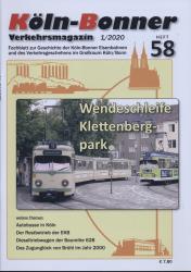 Köln-Bonner Verkehrsmagazin Heft 58 (1/2020): Wendeschleife im Klettenbergpark