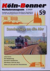 Köln-Bonner Verkehrsmagazin Heft 59 (2/2020): Sonderzüge an die Ahr