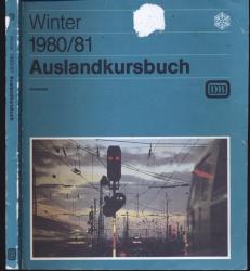 Auslandskursbuch Winter 1980/81, gültig vom 28. September 1980 bis 30. Mai 1981